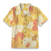 Golden Bee Floral Tropical Shirt – Insects Hawaiian Shirt